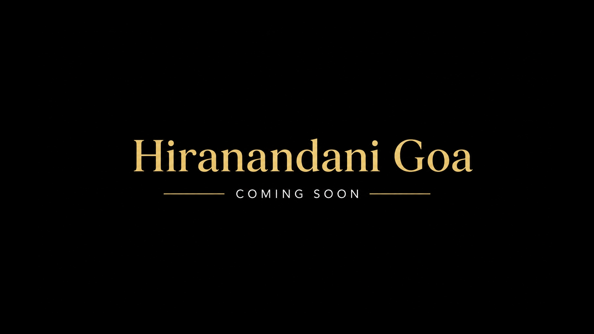 Hiranandani Goa Premium Real Estate Lifestyle
